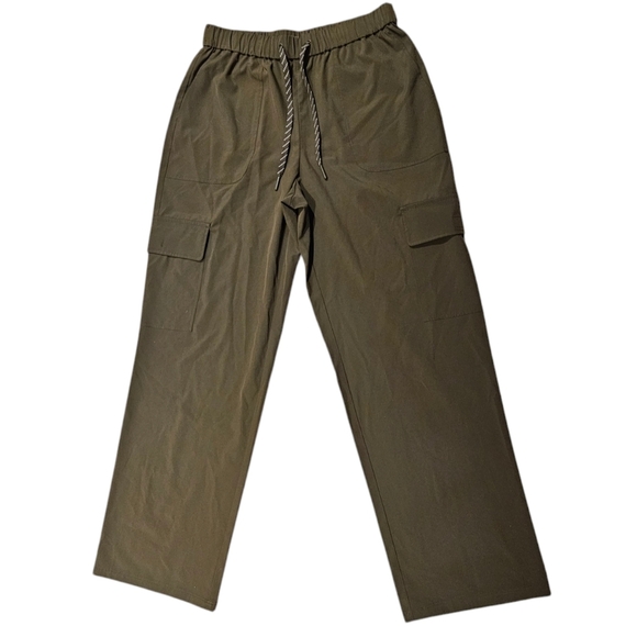 🎉Host Pick🎉 Zella Interval Utility Cargo Pants Olive Night sz Small(4-6) NWT - Picture 2 of 8